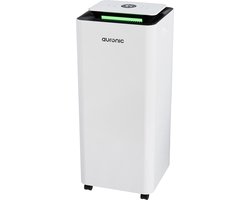 Déshumidificateur et Purificateur d'Air Auronic - Série Pro - 16L par jour - Fonction Laver-Sécher - Chambre, Salle de Bain et Salon - Wit