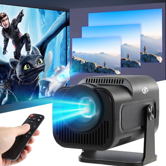 Equivera Draagbare Beamer - Mini Beamer - Draagbare Projector - Mini Projector