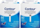 Bayer Contour Teststrips 2x 50 stuks voordeelpakket