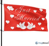 VlagDirect - Just Marié drapeau - Just Marié drapeau - 90 x 150 cm.