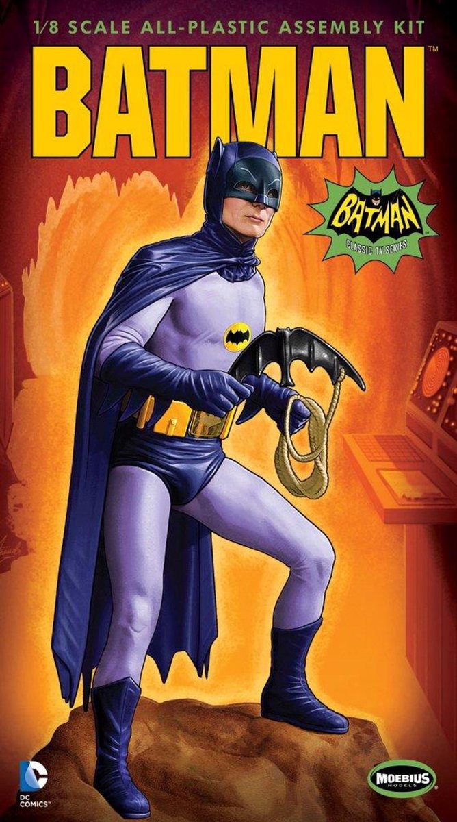 Moebius Modelbouwpakket Militaire voertuigen - 950 1966 Batman - Figuur Plastic - 1:8 - Modelbouw