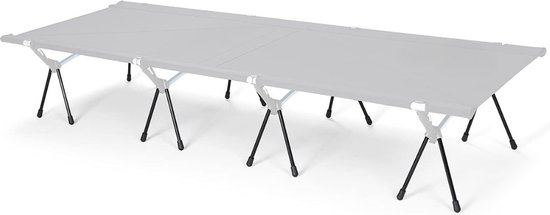 Veldbed Campingbed Camping Inklapbaar Veldbedden Strandbed Logeerbed Met Draagtas En Zijtas, Draagbaar Kampeerbed, Voor Indoor Outdoor Reizen Tuin, zwart