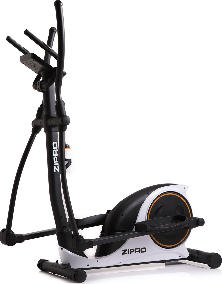 Afbeelding 2 van Zipro Hulk RS Magnetische Crosstrainer, Hartslagsensoren, Gemakkelijk te transporteren, Antislippedalen, Flessenhouder, Homegym, Stabiele structuur, Max. gebruikersgewicht 150 kg, zwart en wit