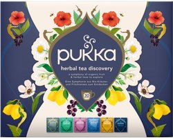 Pukka Herbal Tea Discovery Box - Biologische Kruidenthee - 30 theezakjes - 6 verschillende smaken - Leuk als verjaardagscadeau - Theedoos - Geschenkverpakking Pukka Herbal Tea Discovery Box - Biologische Kruidenthee - 30 theezakjes - 6 verschillende smaken - Leuk als verjaardagscadeau - Theedoos - Geschenkverpakking