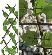 UNUS® Klimrek planten dichte kunsthaag met bladeren lichtgroen 90x180cm