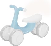 Bol.com Peuter Loopfiets - 10 tot 36 maanden - Loopfiets - Loopfiets 1 jaar - Loopfiets 2 jaar - Loopfietsen - Max 30Kg - Blauw/Wit aanbieding