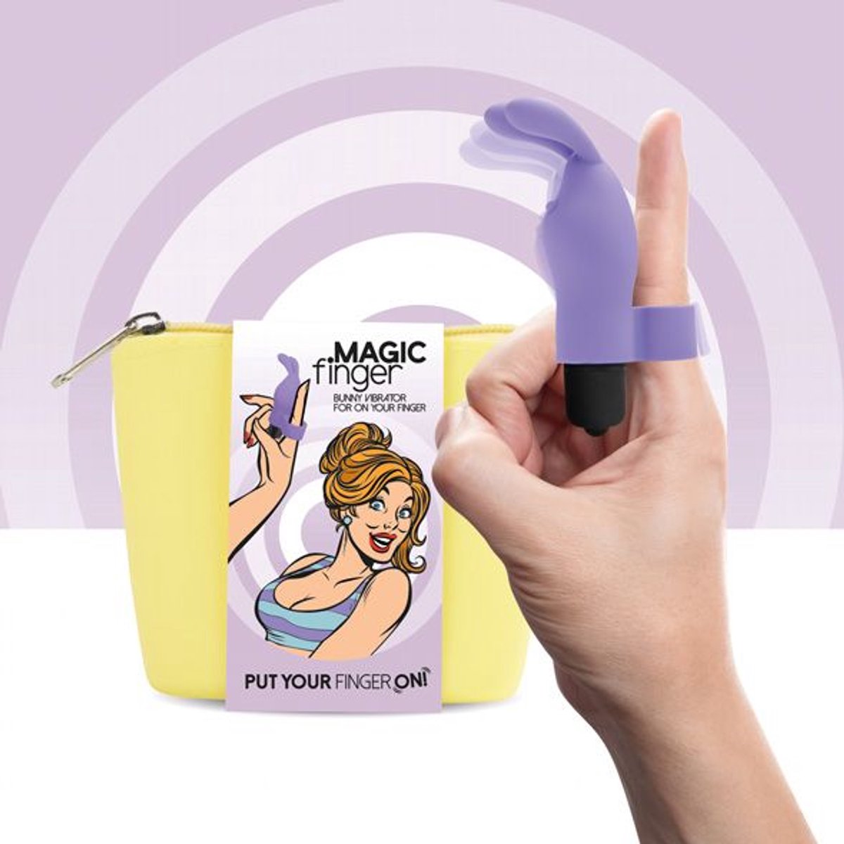 Goedkoopste Vinger vibrator Magic - Paars
