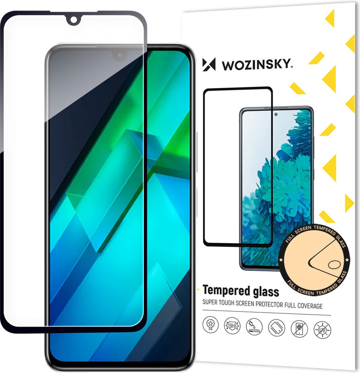 Wozinsky Full Glue - Gehard Glas - Infinix Note 12 G96 - Case Friendly - 9H