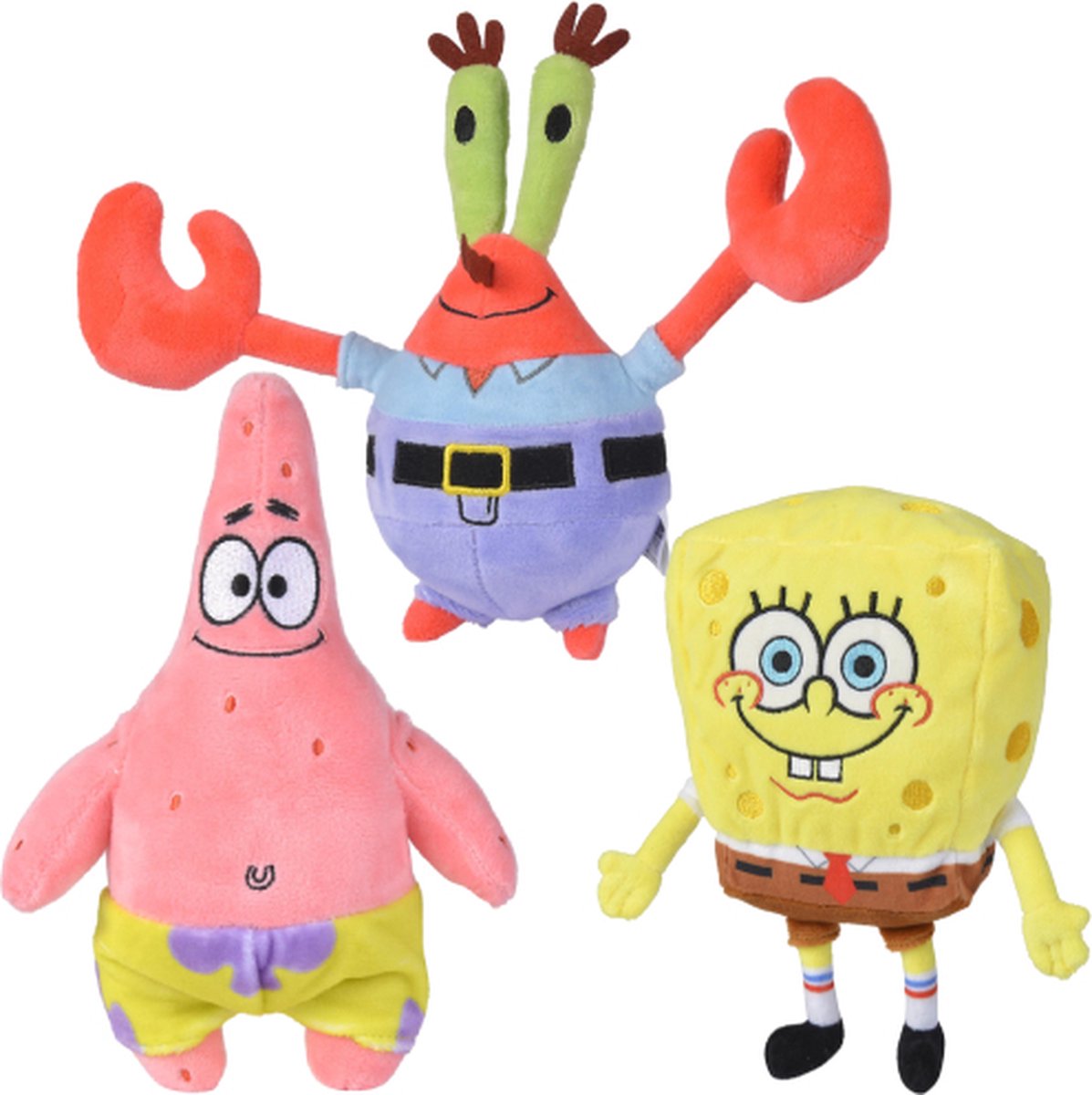 Spongebob Squarepants  Patrick Ster  Meneer Krabs Pluche Knuffel Set 21 cm  Speelgoed Knuffels  Knuffeldier Knuffelpop voor kinderen jongens meisjes  Patrick Ster Gerrit de Slak Octo Spongebob  Nickelodeon Plush Toy