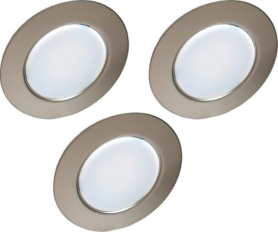 Trango Set van 3 LED meubelinbouwspots