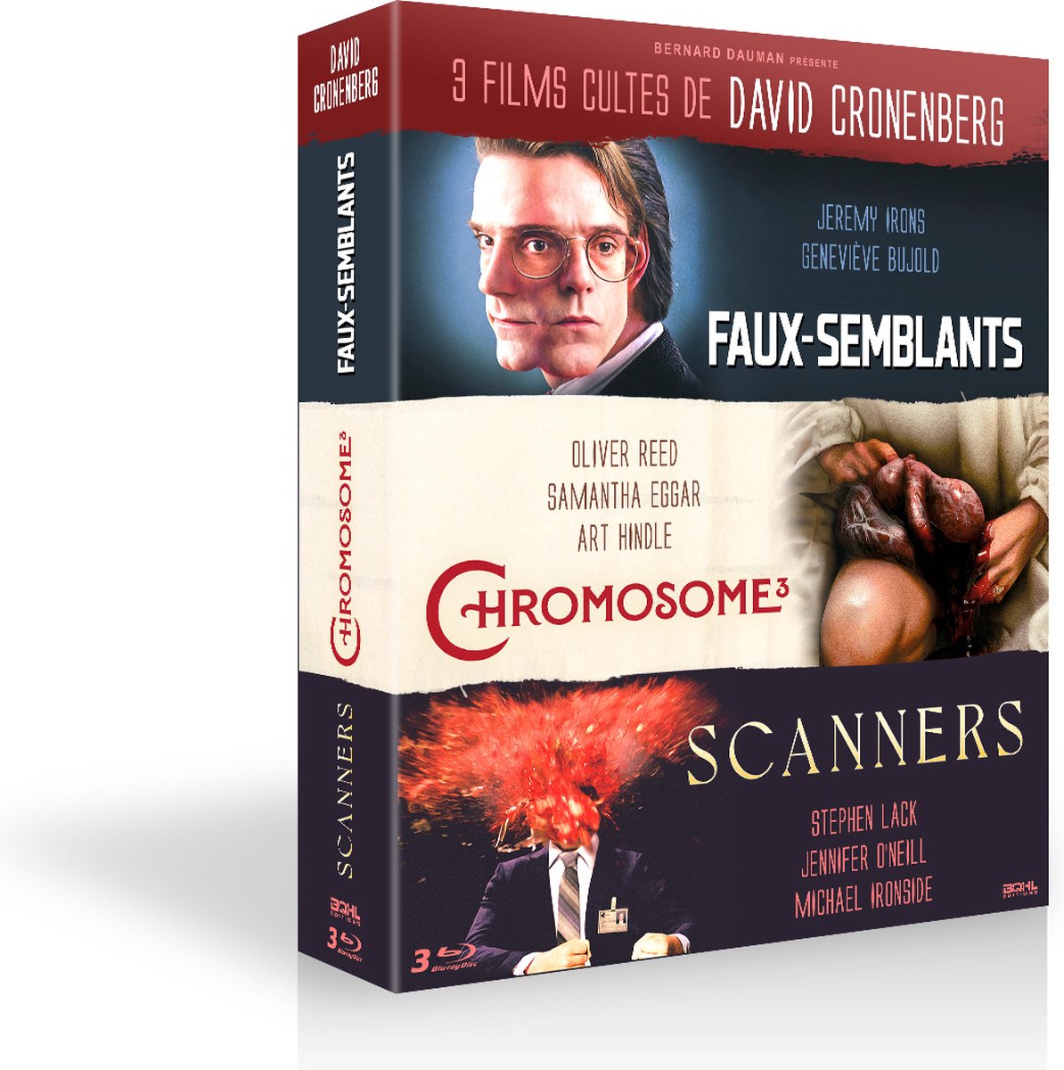 David Cronenberg - Trois Films Cultes - Coffret 3 Blu-Ray