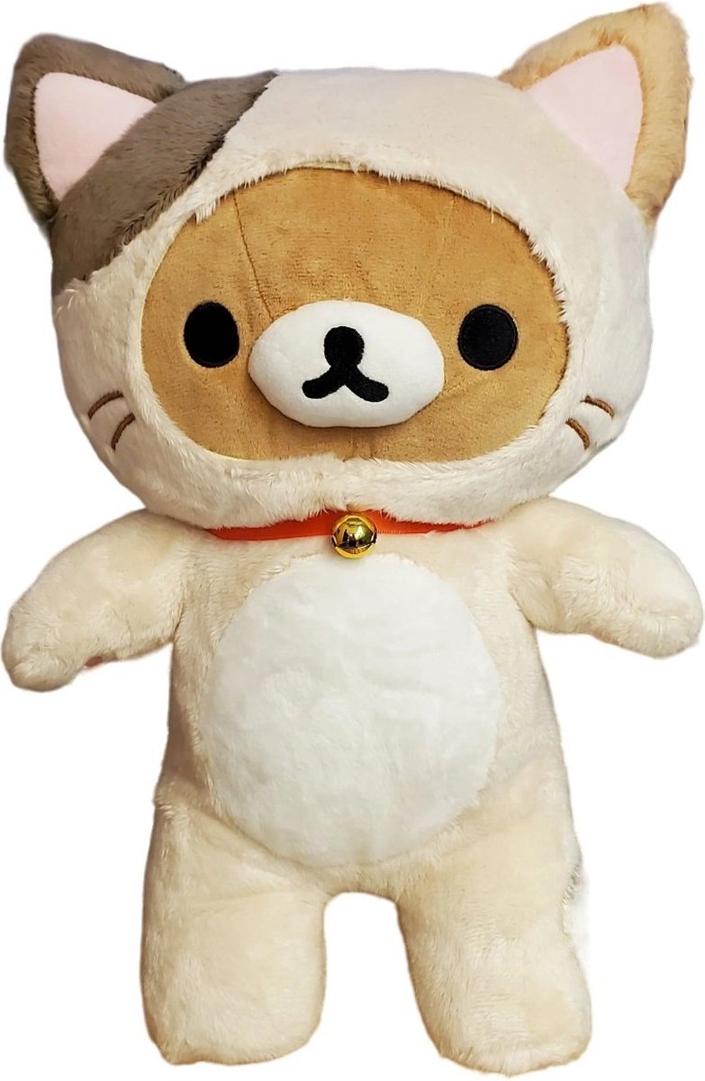 Rilakkuma - “Kat Kostuum” Medium Pluche 38cm