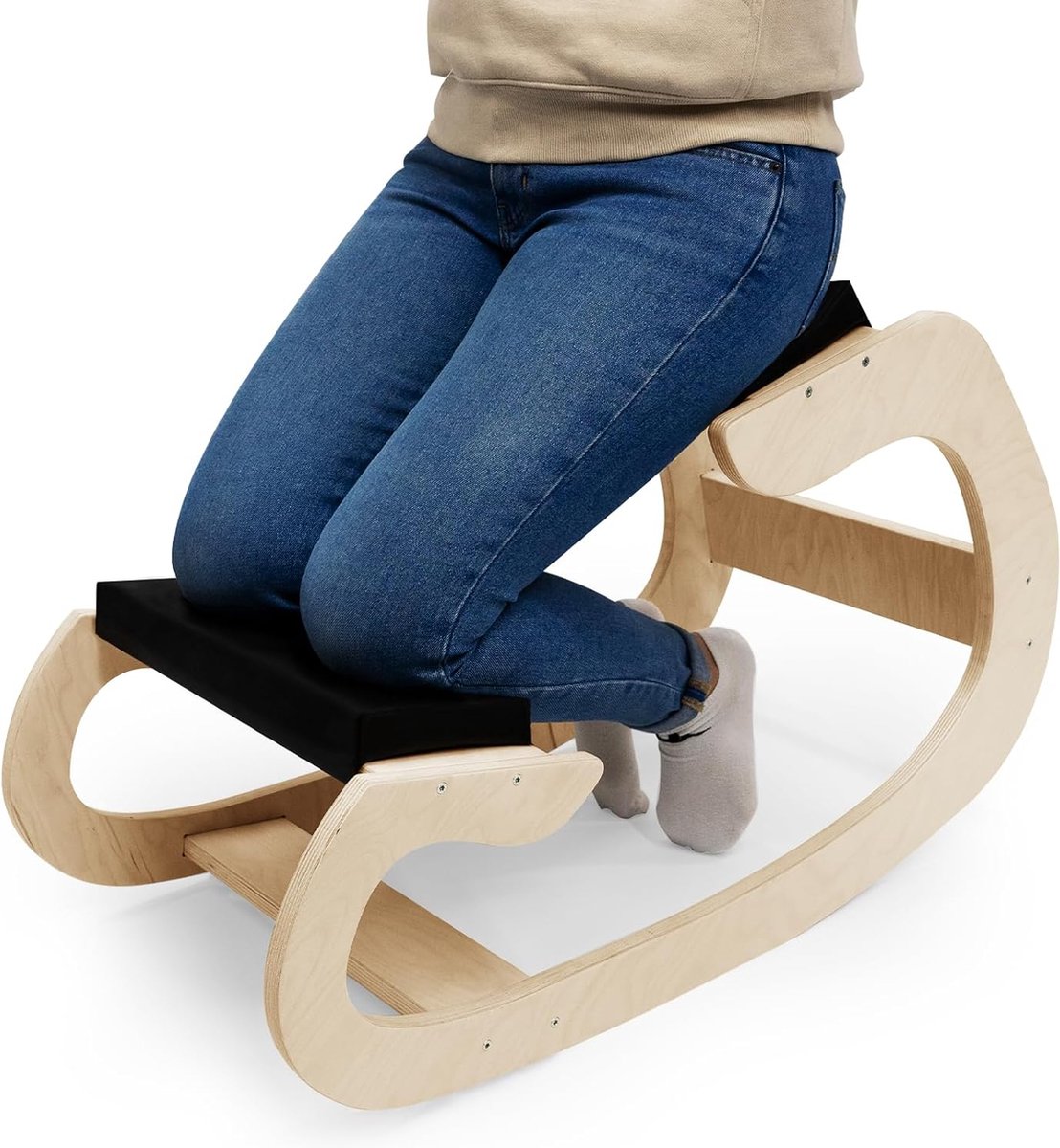 Goodivery ® Ergonomische Knie- en Schommelstoel voor Verbeterde Houding Thuis en op Kantoor