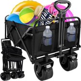 Bol.com Gardlov Opvouwbare Transportkar - 100 kg Draagkracht Draaibare Wielen aanbieding