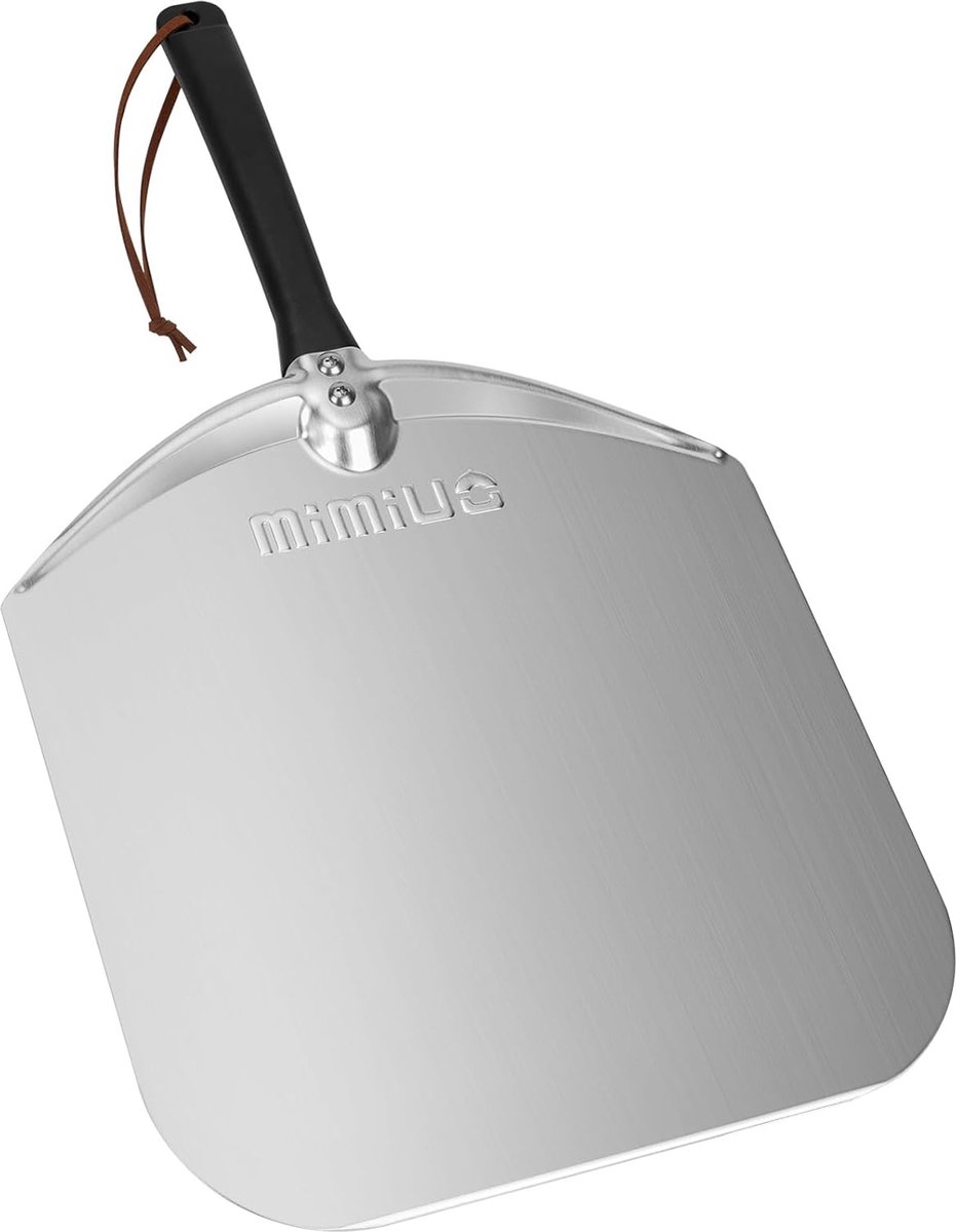 Topkwaliteit Aluminium Pizzaschep met Hittebestendige Handgreep voor Oven en Grill 30.5 x 34.5 cm