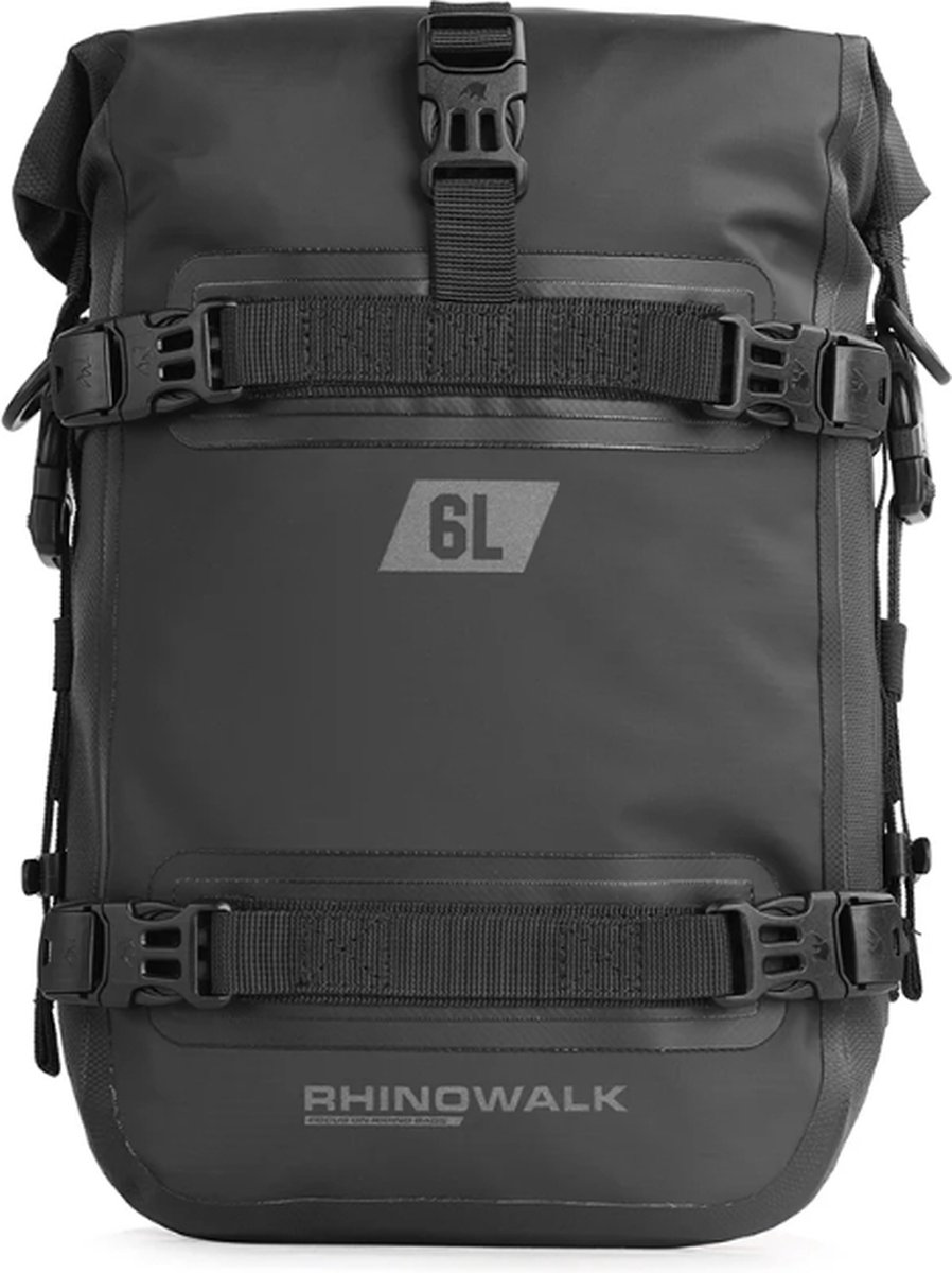 CarryQuest® - Motor Rugzak - Motorfiets Tas - Motorrugzak - Spatbord Tas - Waterdicht 6L - Lichtgewicht + Eenvoudige Montage + Interne Zak