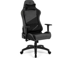 SENSE7 Spellcaster Senshi XL - Gamestoel Stof - Ergonomisch - Belastbaar tot 160kg - 2D Armsteunen - Zwart/Grijs