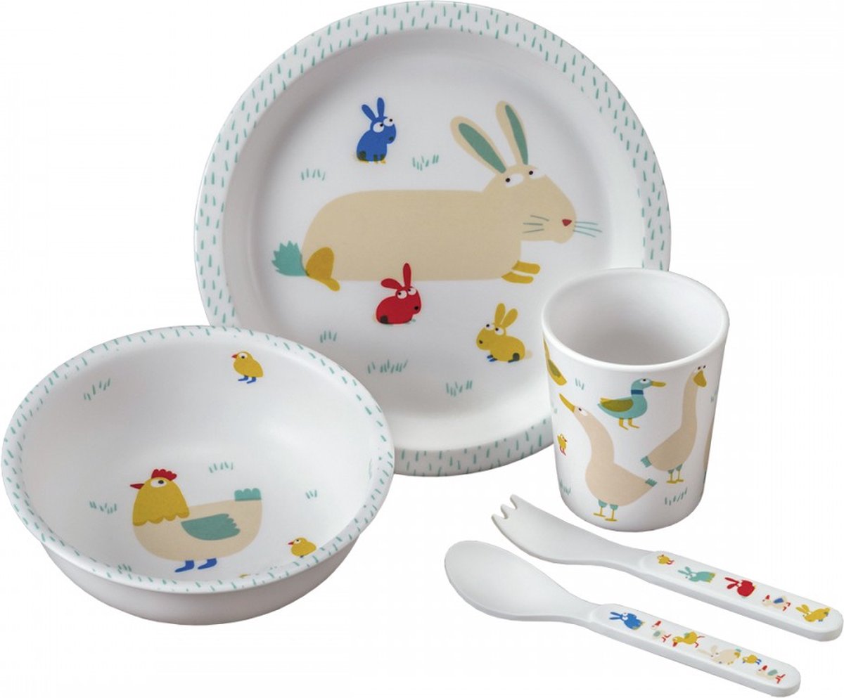 Goedkoopste Kinder Ontbijtset Boerderij 5 dlg