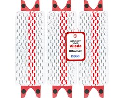 DEGG - Microvezel Dweilnavulling - Geschikt voor Vileda UltraMax - 3 Stuks