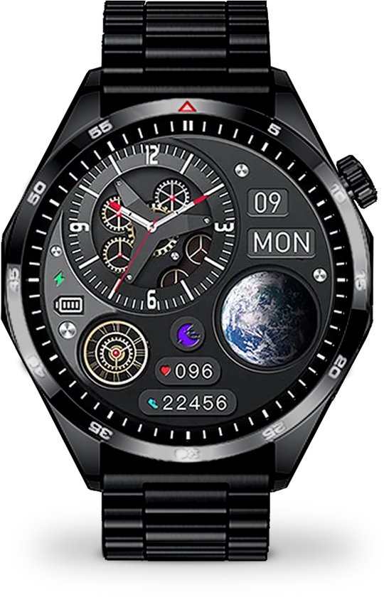 Smartwatch SharkPro Steel - Heren en Dames - 1.5