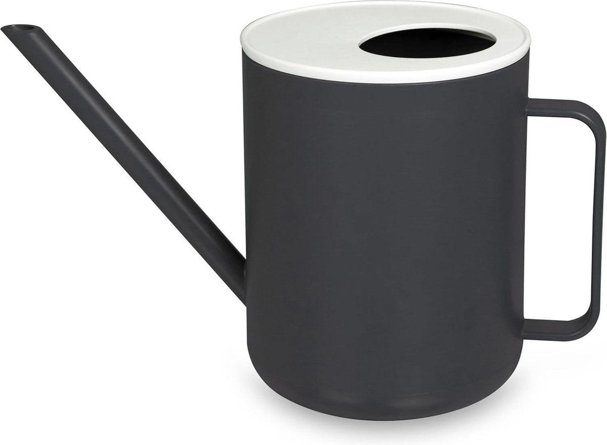 Gieter Mini Stone Happy - 09 liter grijs - plantengieter voor binnen en buiten - huis en tuin - 3181MA