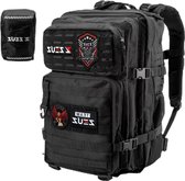 Bol.com Tactical Rugzak Dames & Heren - Fitness CrossFit Backpack Sporttas - Militaire Army Bag - Sport Tas 45 Liter Zwart aanbieding