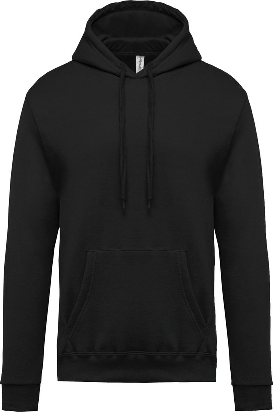 Sweat Homme L Kariban Manche longue Noir 80% Katoen, 20% Polyester