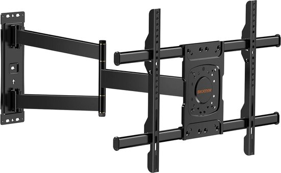 ELIVED Lange arm TV muurbeugel voor de meeste 26-65 inch tv's, hoek-tv- beugel uittrekbaar 950 mm, max. VESA 400x400mm, houdt tot 35kg, EV3018