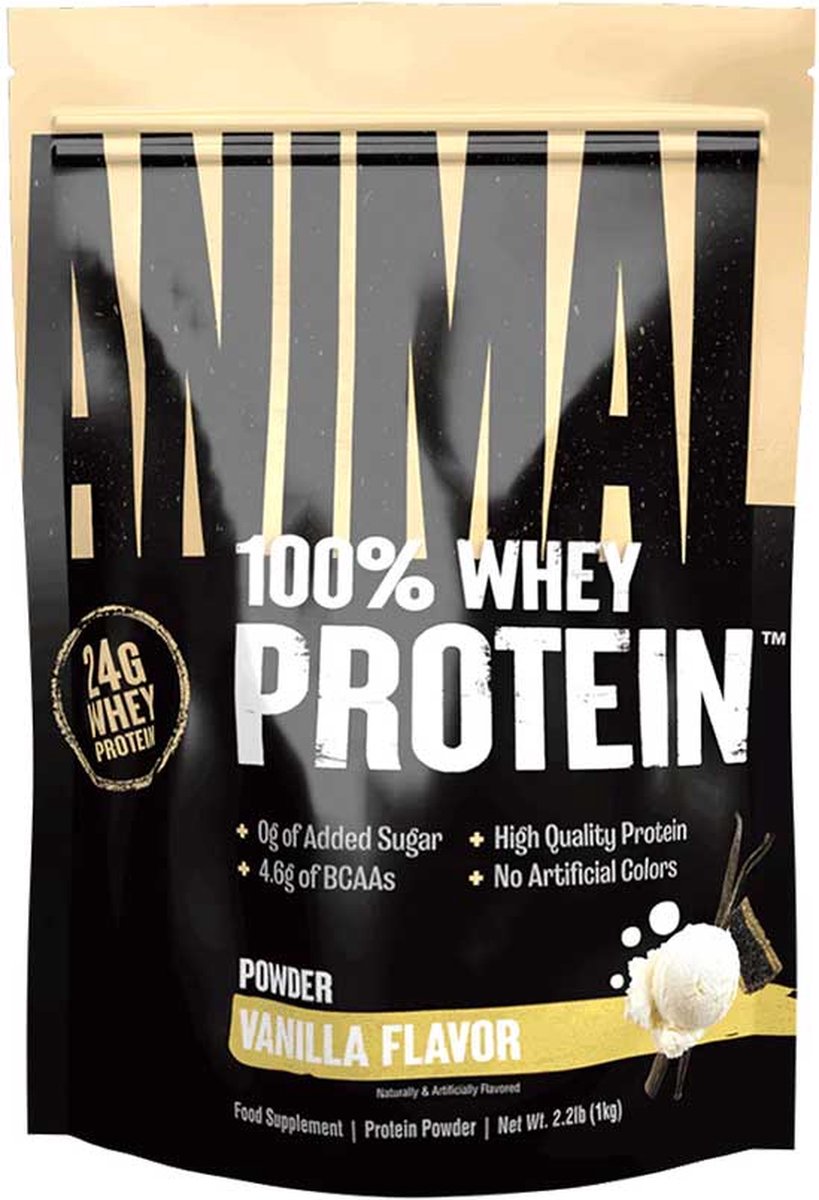 Goedkoopste Animal 100 Whey 1000gr Vanille