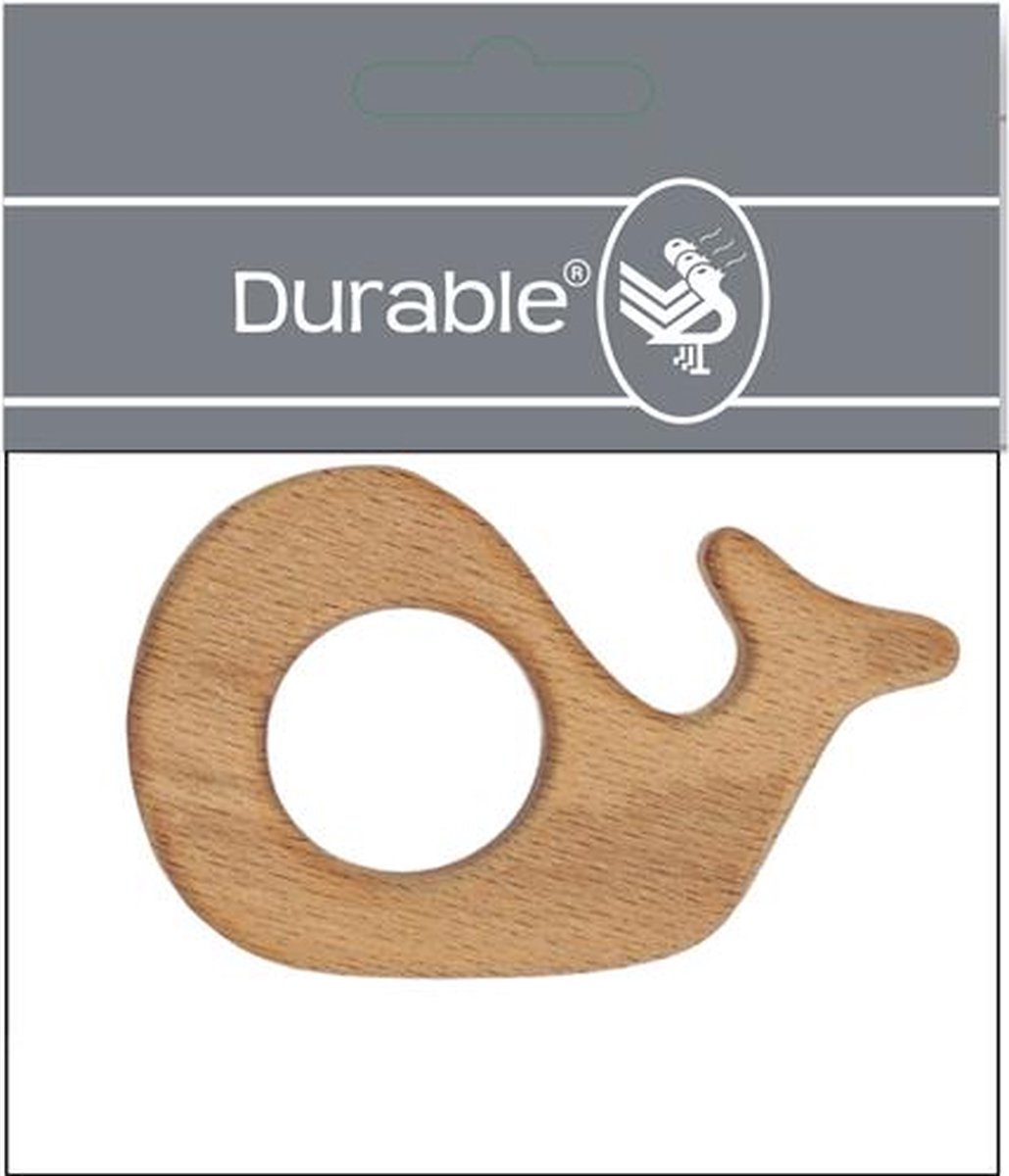 Durable Houten Bijtring Walvis (1 stuks)