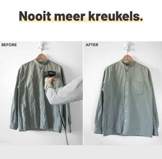 Kledingstomer & Reiniger - Stoomreiniger - Hand Stomer - Stoomapparaat voor Kleding - Ontkreuker