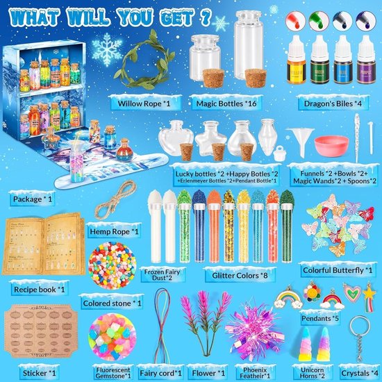 Jeu Créatif Chaudron Magique Kit Potions Magiques Yuforr Pour Enfants