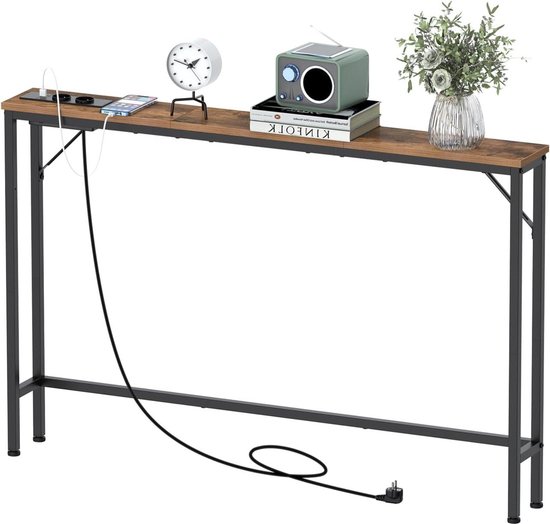 Console MODERN hoogglans wit en zwart HG dressoir consoletafel bijzettafel salontafel salontafel hal tafel decoratieve tafel entree metalen frame (zwart/wit hoogglans, 100