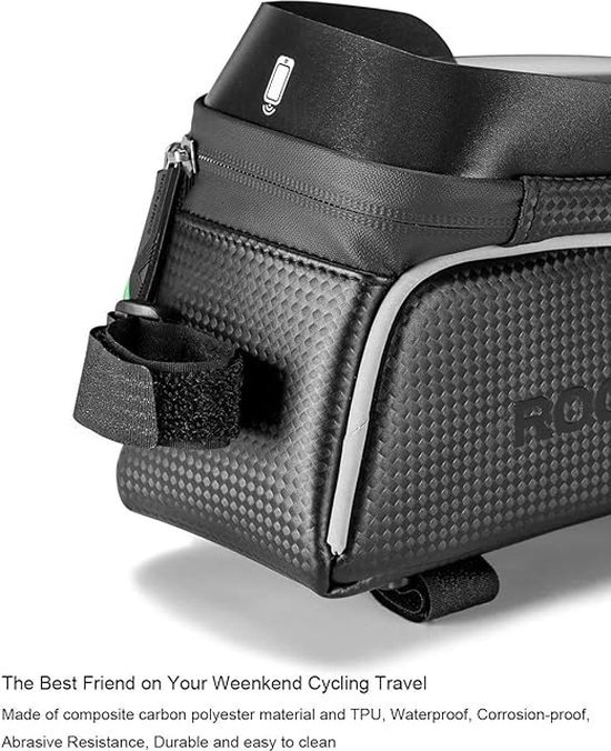 ROCKBROS Sacoch Cadr d Vlo pour téléphon Écran tactil, Support Téléphon Vlo étanch Sous 6,3 Poucs Noir 2 L au millur prix