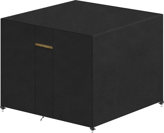 Beschermhoes voor buiten, waterdicht, afdekzeil voor tuinmeubelen, 185 x 130 x 95 cm (l x b x h), beschermhoes voor tuintafel, winddicht, scheurvast