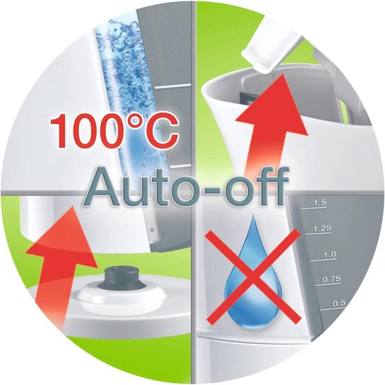 Bouilloire électrique Braun Multiquick 3 WK 300 / Rouge