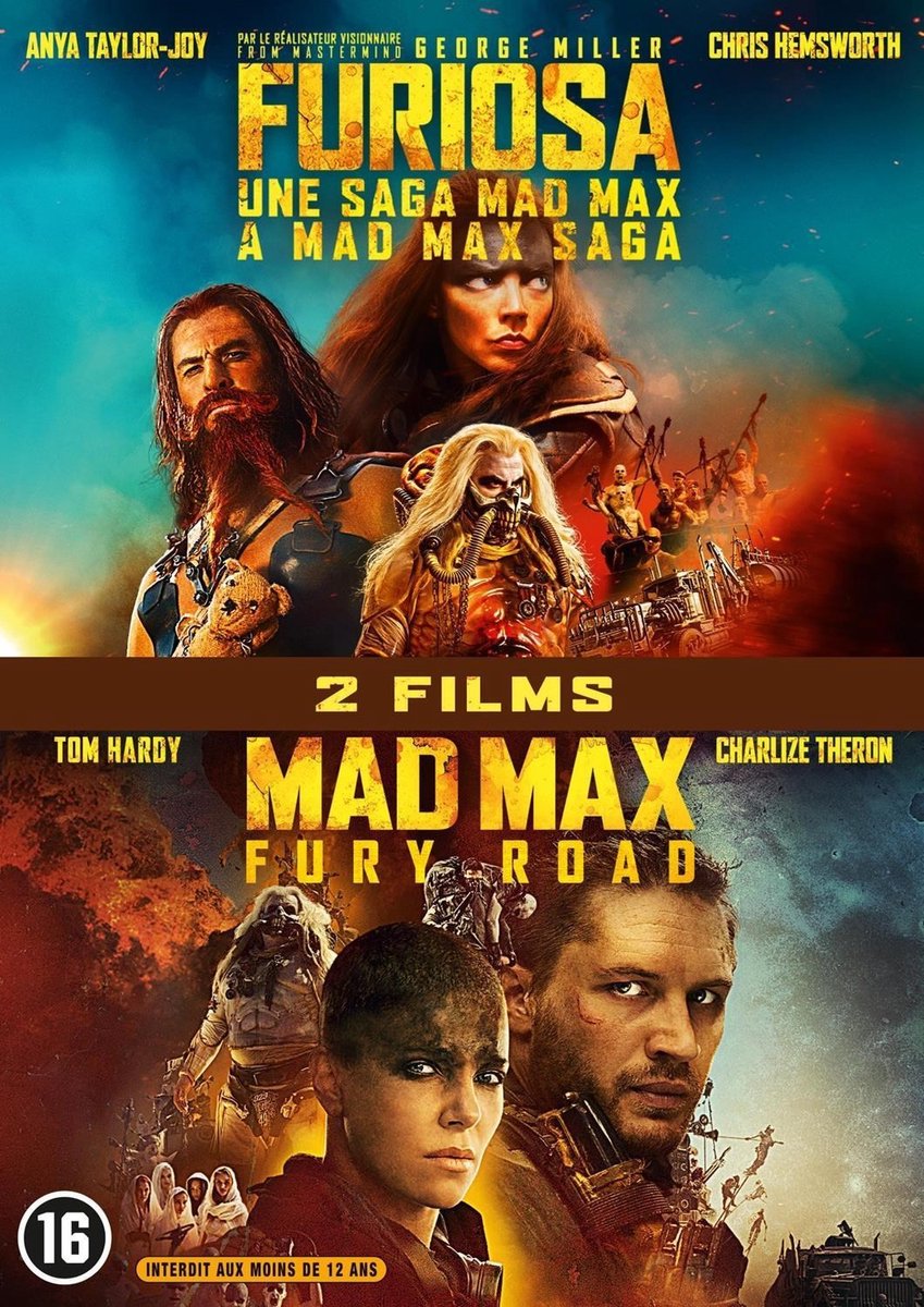 Furiosa - A Mad Max Saga & Mad Max - Fury Road (DVD)