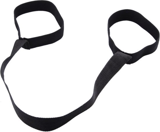 CHPN - Draagriem voor Yogamat - Draagriem - Yogamat riem - Geschikt voor alle maten - Zwart - Drager voor yogamatje - Handige houder voor jouw matje van Merkloos — afbeelding 2