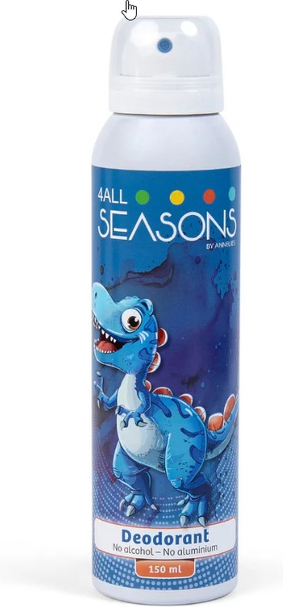 Goedkoopste Deodorant Dino (NEW) 150ml - aluminiumvrij -alcoholvrij - voor kinderen -deodorant
