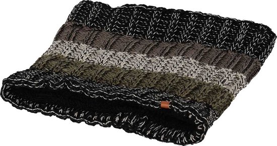 Sarlini - Snood de ski homme - Fashion Stripes - Multi Zwart - Taille Unique