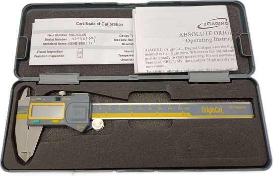 Industriële IP54 Waterdichte Digitale Schuifmaat 0... - Vicedeal
