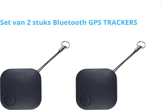 Mini GPS Tracker - Set van 2 stuks - Volg systeem - Voor kind, fiets, scooter, auto of hond - 30-50M bereik