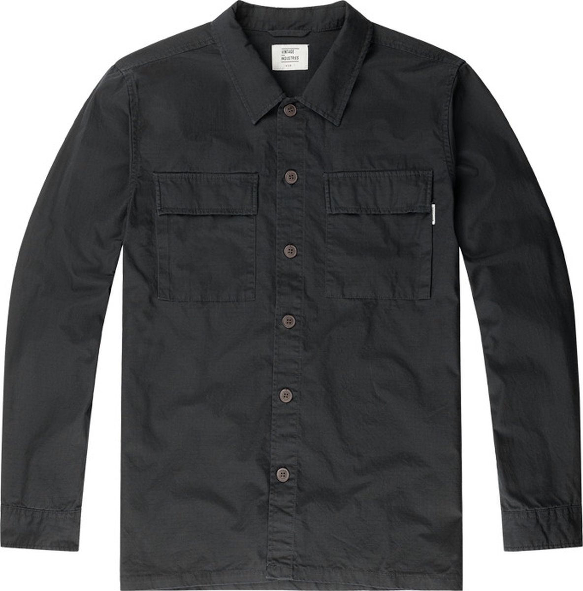 Vintage Industries Emerald Shirt Zwart