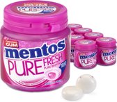 Mentos Gum Pure Fresh Bubblefresh - Kauwgom - Suikervrij - 8x50stuks