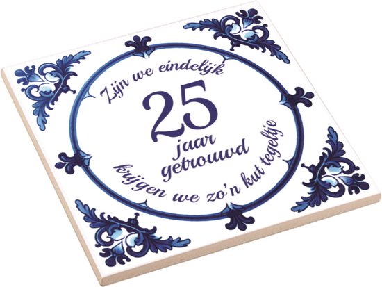 Huwelijk Cadeau | Zijn We Eindelijk 25 Jaar Getrouwd, Krijgen We Zo'n