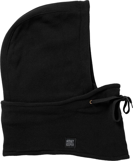 Heatkeeper - Thermo bivakmuts heren - Fleece - Zwart - One Size - 4-Stuks