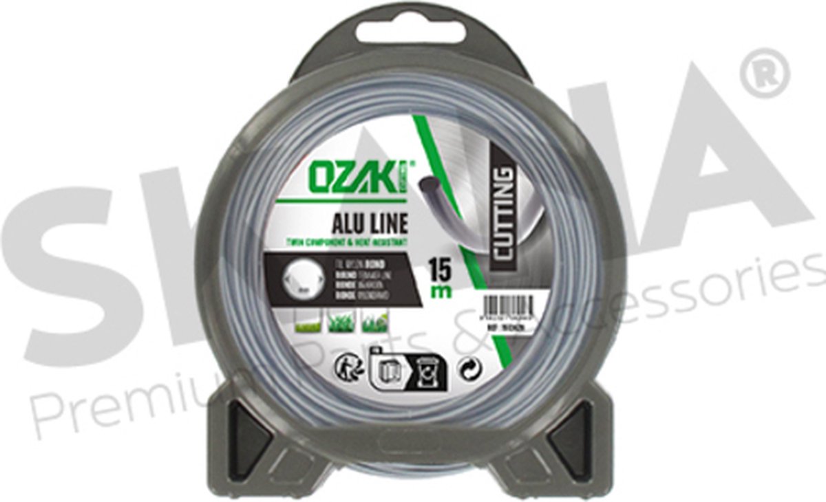 Blister ALU LINE nylondraad OZAKI - Lengte: 15 m, Ø: 3,00mm