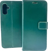 Bookcase Geschikt voor: Apple iPhone 16 Plus - Groen - portemonnee hoesje - ZT Accessoires