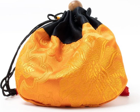 Mini-langschaal gele zak zwarte onderlegger houten klepel 5038 van MINI — afbeelding 5