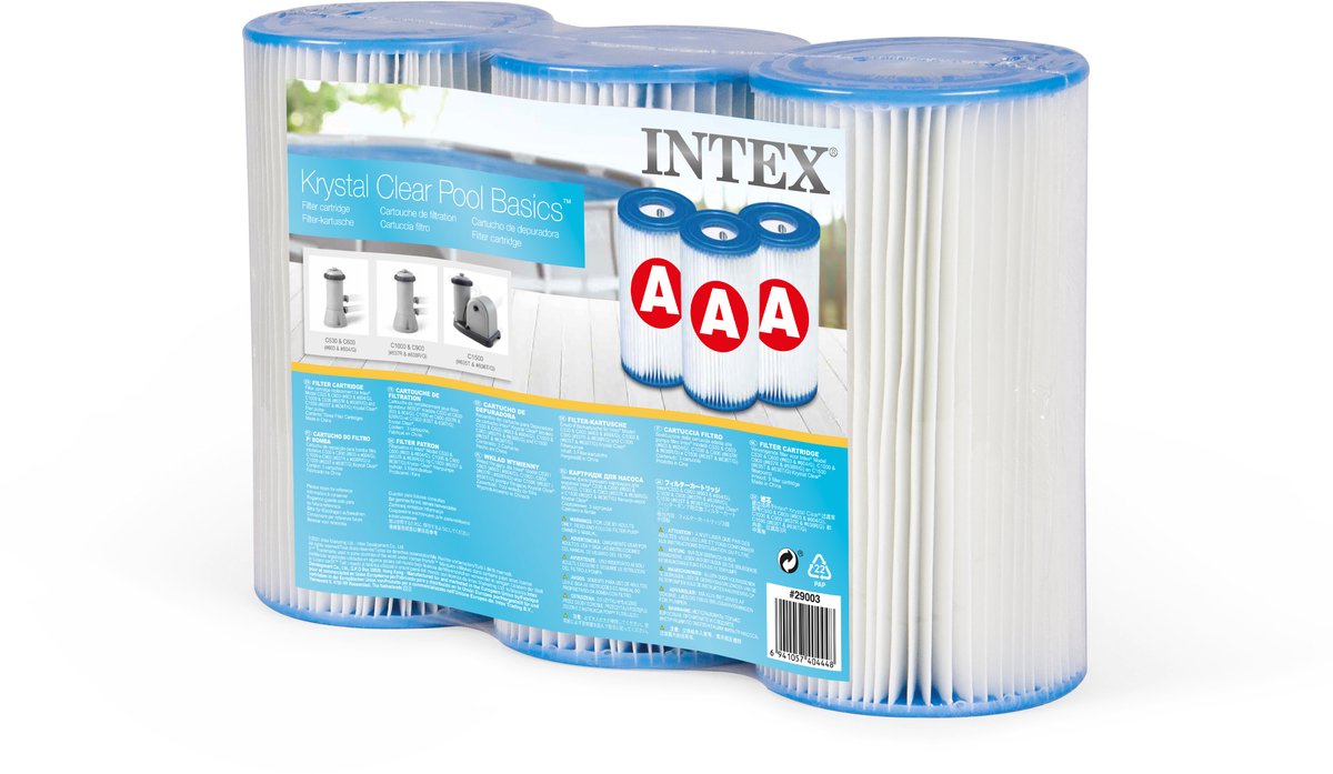 Intex filtercartridge A (set van 3)